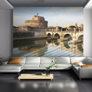 ARTGEIST Fototapet af Ponte San Angelo i Rom (flere størrelser) 250x193