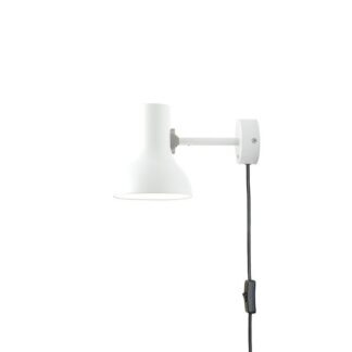 Anglepoise Type 75 Mini Væglampe Med Kabel Apline White