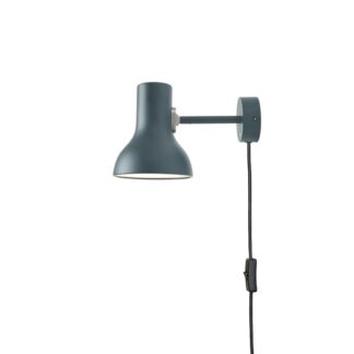Anglepoise Type 75 Mini Væglampe Med Kabel Slate Grey