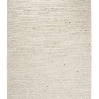 Takara tæppe i 90% uld og 10% polyester 230 x 160 cm - Elfenbenshvid meleret