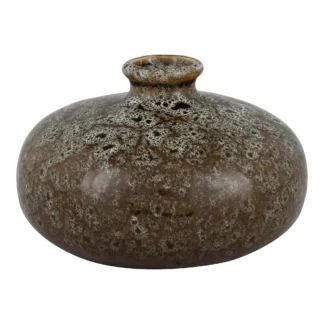HOUSE NORDIC vase, rund - grøn keramik (Ø12)
